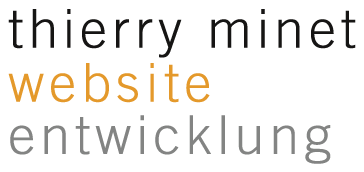 thierry minet - website entwicklung - logo